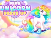 Jogo Vestir o Unicórnio para Crianças online