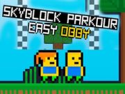 Jogo Skyblock Parkour Fácil Obby online