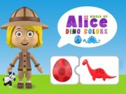 Jogo Mundo das Cores Dino da Alice online