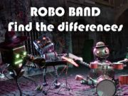 Jogo Banda de Robôs - Encontre as Diferenças online