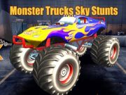 Jogo Monster Trucks: Acrobacias no Céu online