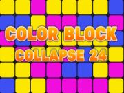 Jogo Colapso de Blocos Coloridos 24 online