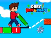 Jogo Obby Desenhar para Escapar online Jogo Obby Desenhar para Escapar online