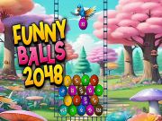 Jogo Bolas engraçadas 2048 online