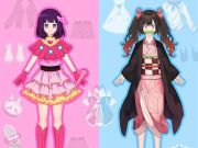 Jogo Boneca de anime- garota de cosplay DIY online
