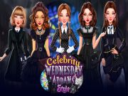 Jogo Celebrity Wednesday Addams Style online