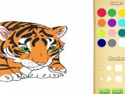 Jogo Baby Tiger Coloring Book online