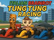 Jogo Italiano Brainrot Tung Tung Racing online