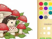 Jogo Livro de colorir de animais de desenho animado para crianças online