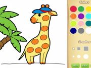 Jogo Livro de colorir animal fácil para crianças online