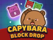 Jogo Capybara Block Drop online
