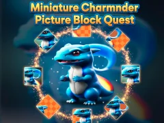 Jogo Missão do bloco de imagens Charmander em miniatura online