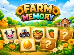 Jogo Memória da Fazenda online