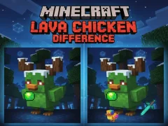 Jogo Diferença de frango de lava do Minecraft online Jogo Diferença de frango de lava do Minecraft online