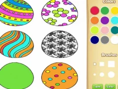 Jogo Livro para colorir dos ovos de Páscoa para crianças online