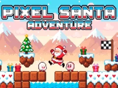 Jogo Aventura do Papai Noel Pixel online