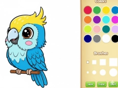Jogo Livro para Colorir Animal Kawaii online
