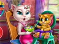 Jogo Angela: Alimentar o Bebê online Jogo Angela: Alimentar o Bebê online