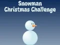 Jogo Desafio de Natal do Boneco de Neve online