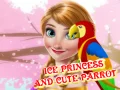Jogo Princesa do Gelo e Papagaio Fofo online