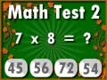 Jogo Teste de Matemática 2 online