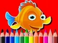 Jogo De Volta às Aulas: Livro de Colorir Peixes online