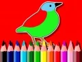 Jogo De Volta À Escola: Livro de Colorir Pássaros online