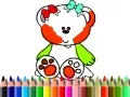 Jogo De Volta À Escola: Colorindo o Urso Doce online