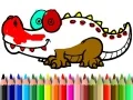 Jogo De Volta à Escola: Colorindo o Aligator online