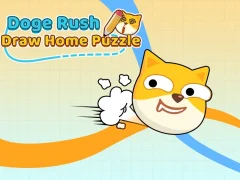 Jogo Doge Rush Draw Home Puzzle online
