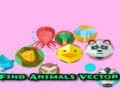 Jogo Encontrar Animais Vetoriais online