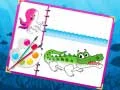 Jogo Livro de Colorir Criaturas Marinhas online