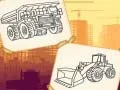 Jogo Colorir Caminhões de Construção online
