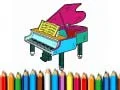 Jogo De volta às aulas: Livro de colorir de piano online