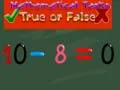 Jogo Tarefas de Matemática verdadeiro ou falso online