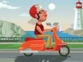 Jogo Colorir Passeio de Scooter na Cidade online