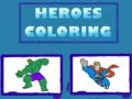Jogo Colorindo Heróis online