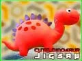 Jogo Quebra-cabeça de Dinossauro Fofo online