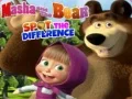 Jogo Masha e o Urso: Encontre as Diferenças online