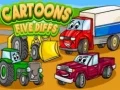 Jogo Desenhos Animados Cinco Diferenças online