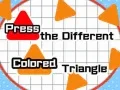 Jogo Pressione o triângulo de cor diferente online Jogo Pressione o triângulo de cor diferente online