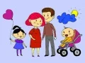 Jogo Livro de Colorir Família Feliz online