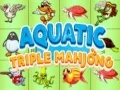 Jogo Mahjong Triplo Aquático online