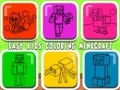 Jogo Colorir fácil para crianças Minecraft online