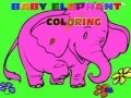 Jogo Colorir o Bebê Elefante online