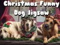 Jogo Quebra-Cabeça de Cachorro Engraçado de Natal online Jogo Quebra-Cabeça de Cachorro Engraçado de Natal online