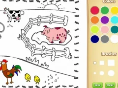 Jogo Livro de colorir agricultura para crianças online