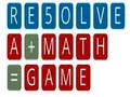 Jogo RESOLVER um jogo de matemática online Jogo RESOLVER um jogo de matemática online