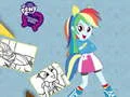 Jogo Livro de Colorir Equestria Girls online Jogo Livro de Colorir Equestria Girls online