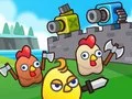 Jogo Mesclar Canhão: Defesa das Galinhas online